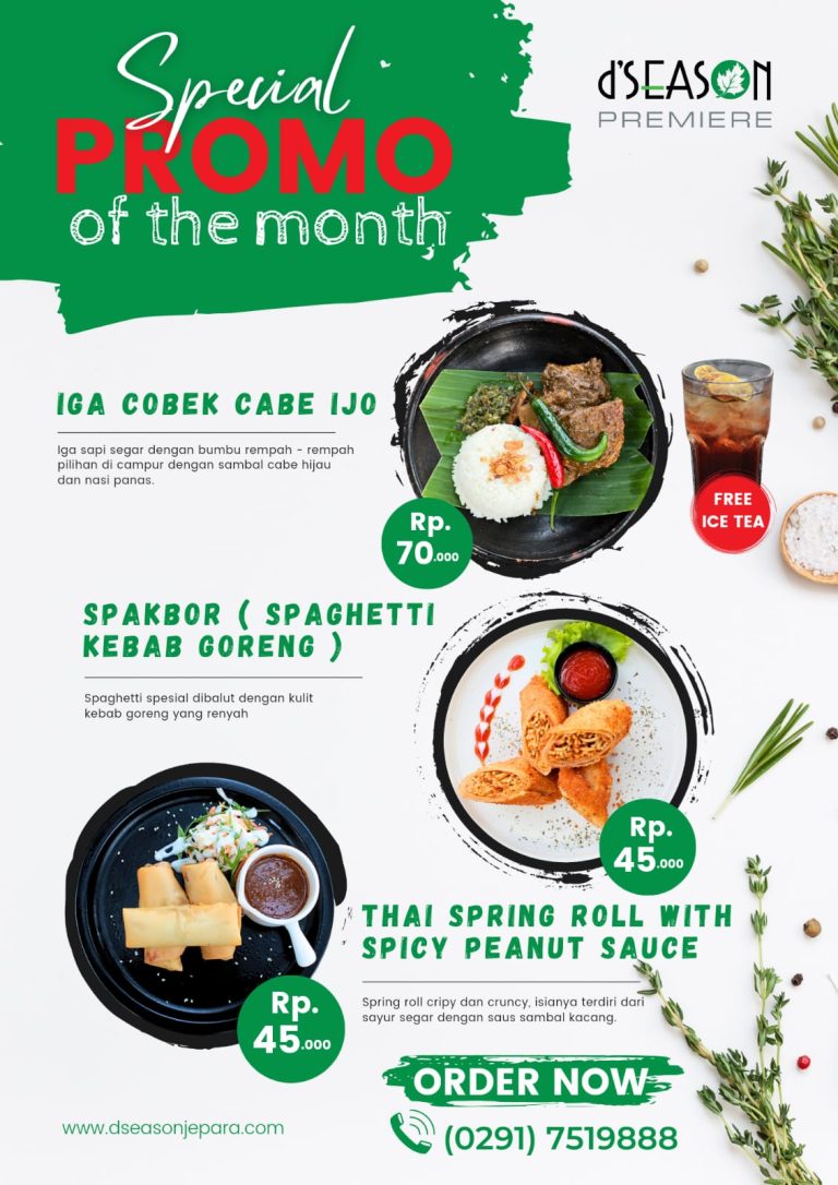 foods special promo of the month